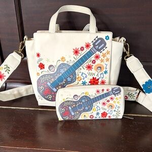 Pixar Loungefly purse wallet set